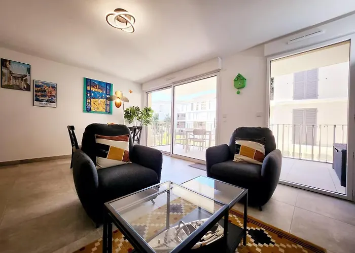 Le Marend 4 - T3 Avec Terrasse Lägenhet Antibes